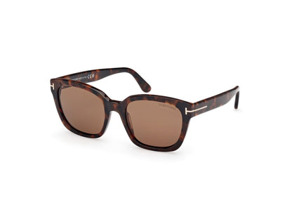 Dark Havana Female Sunglasses Tom Ford 889214558725