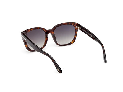 Dark Havana Female Sunglasses Tom Ford 889214558718