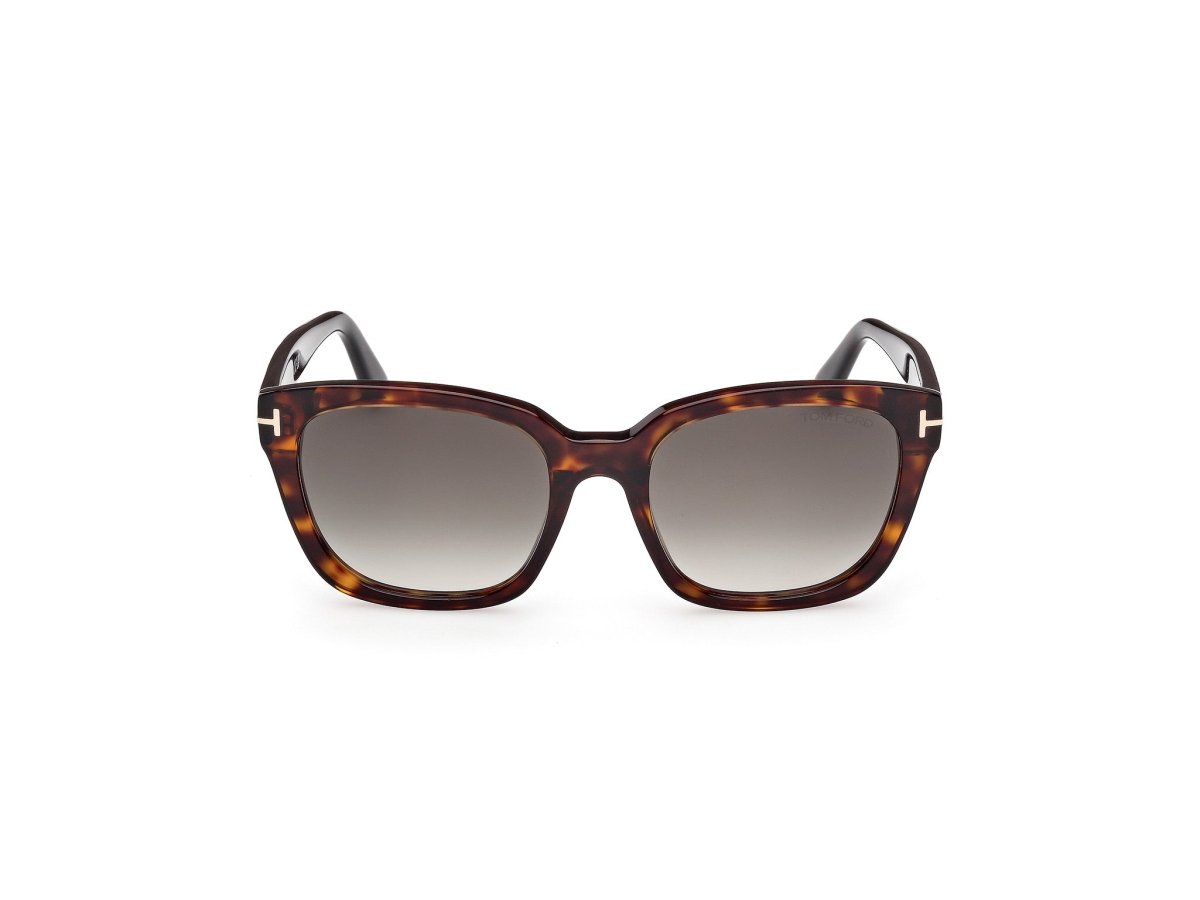 Dark Havana Female Sunglasses Tom Ford 889214558718