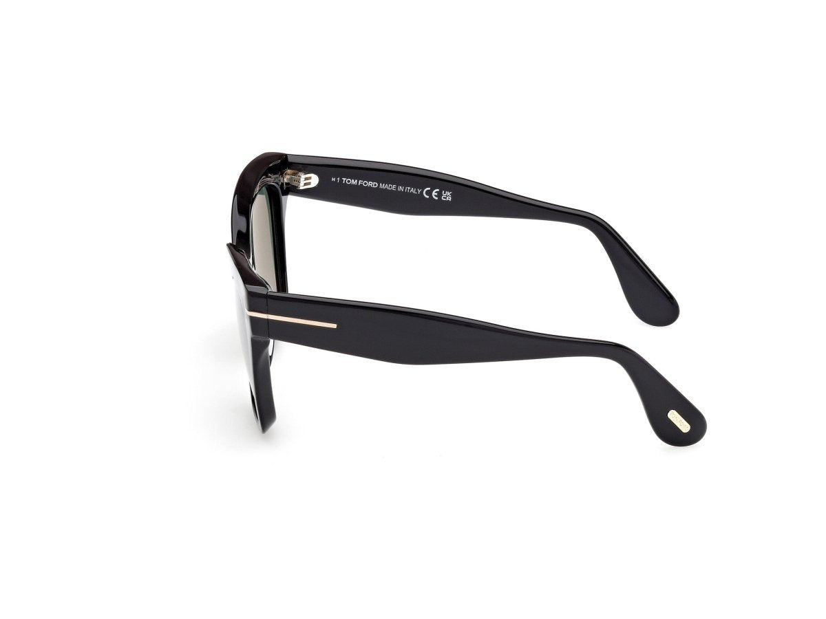 Shiny Black Female Sunglasses Tom Ford 889214558763