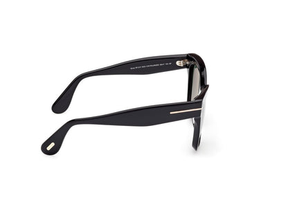 Shiny Black Female Sunglasses Tom Ford 889214558763