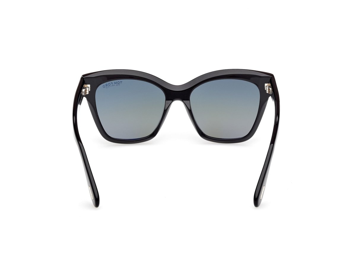 Shiny Black Female Sunglasses Tom Ford 889214558763