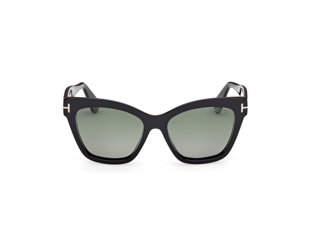 Shiny Black Female Sunglasses Tom Ford 889214558763