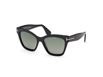Shiny Black Female Sunglasses Tom Ford 889214558763