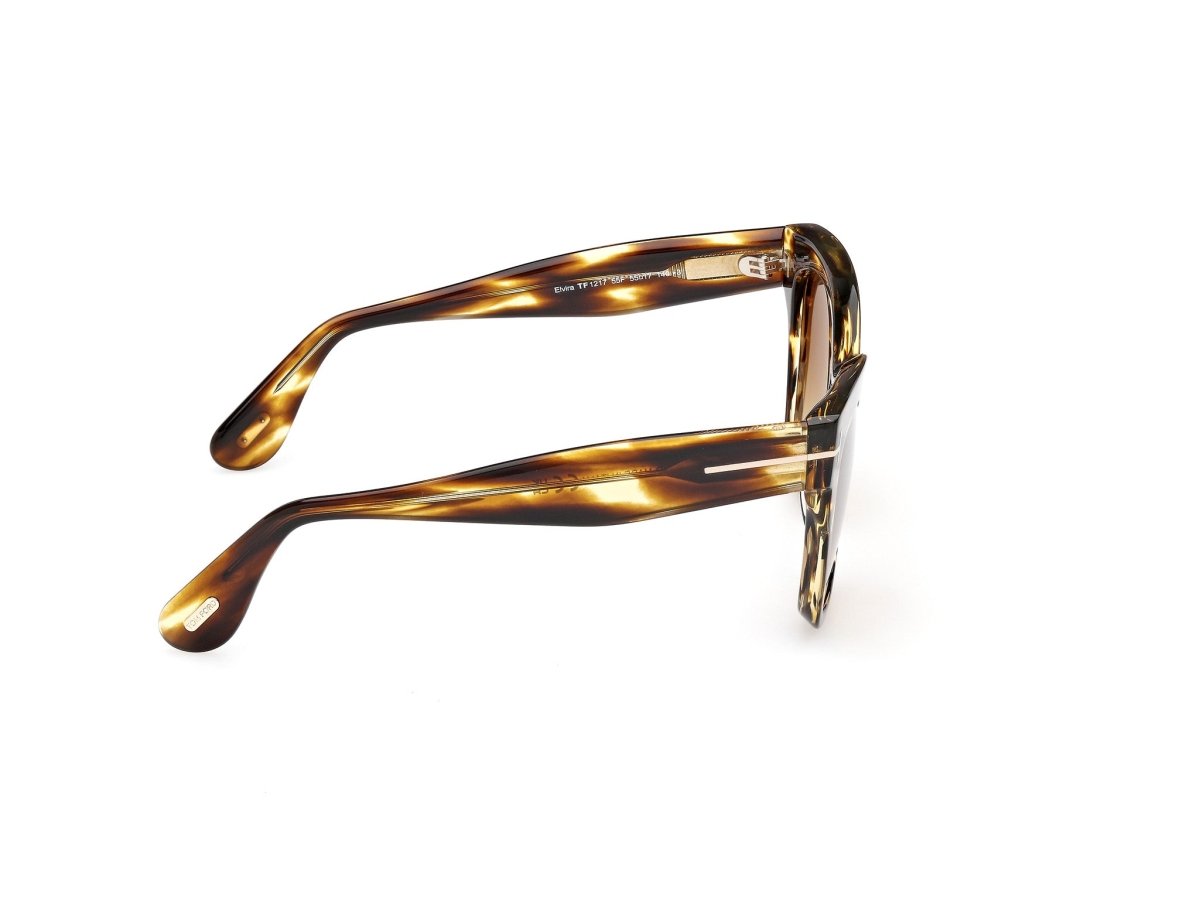 Coloured Havana Female Sunglasses Tom Ford 889214558787