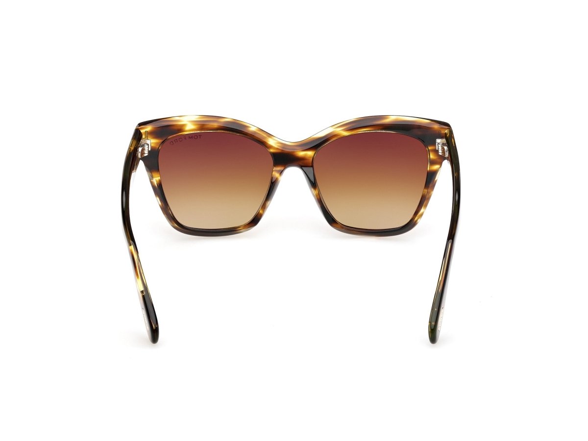 Coloured Havana Female Sunglasses Tom Ford 889214558787