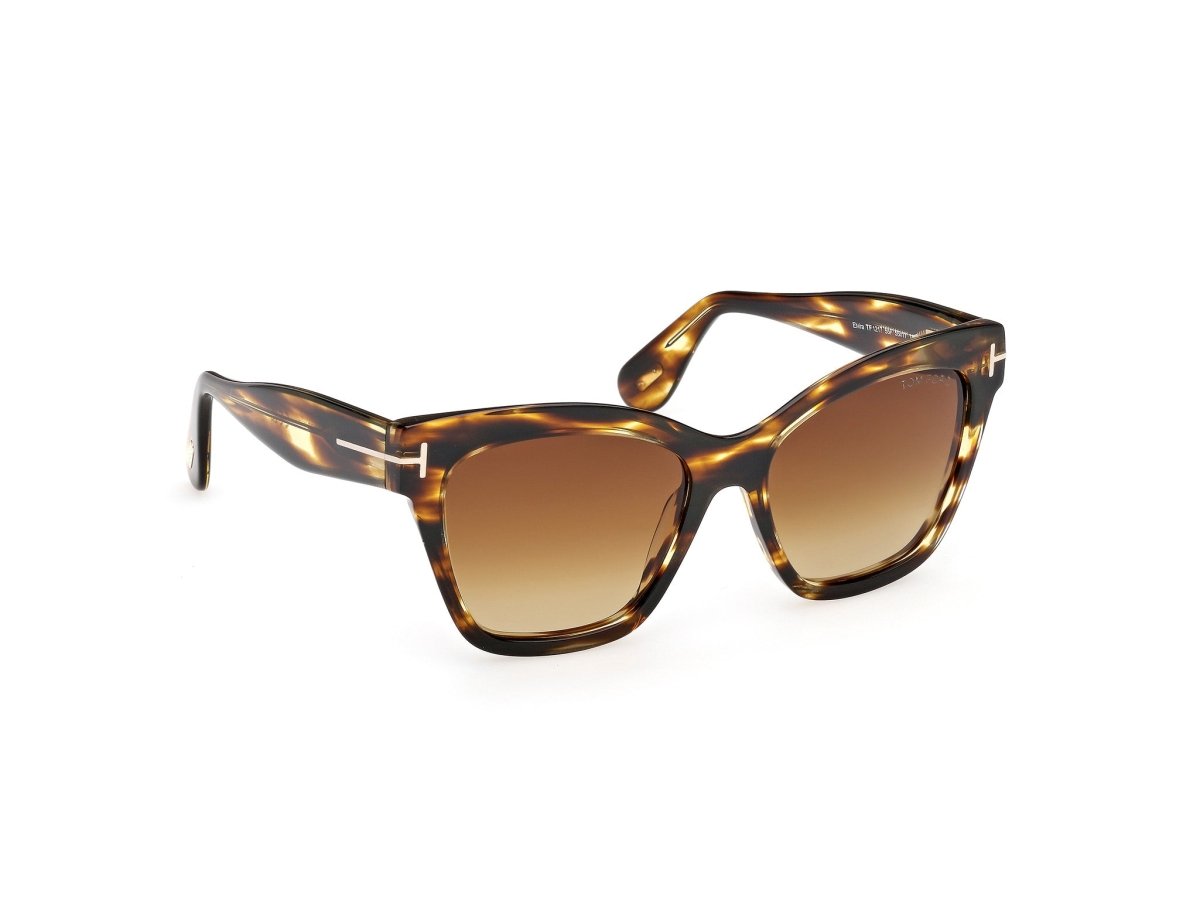 Coloured Havana Female Sunglasses Tom Ford 889214558787