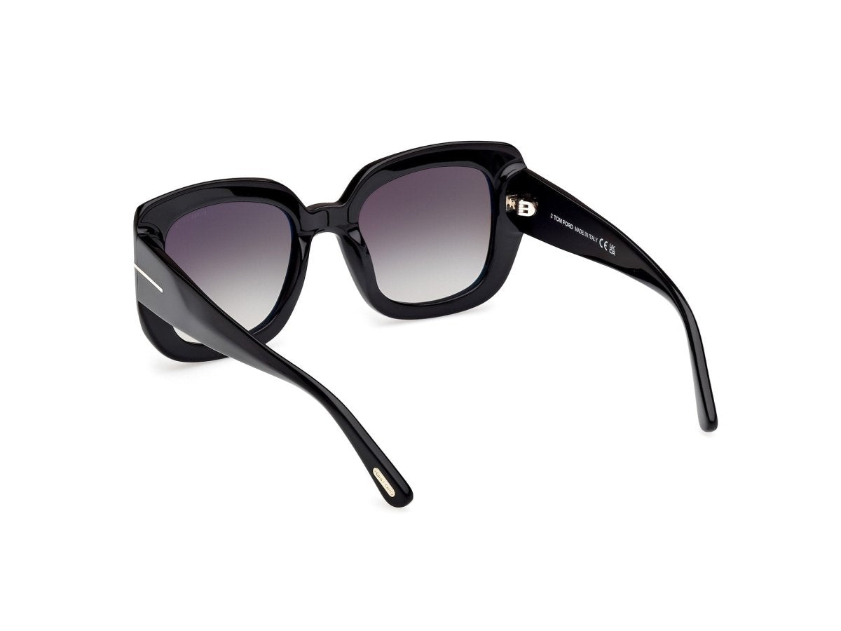 Shiny Black Female Sunglasses Tom Ford 889214558862