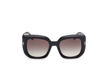 Shiny Black Female Sunglasses Tom Ford 889214558862