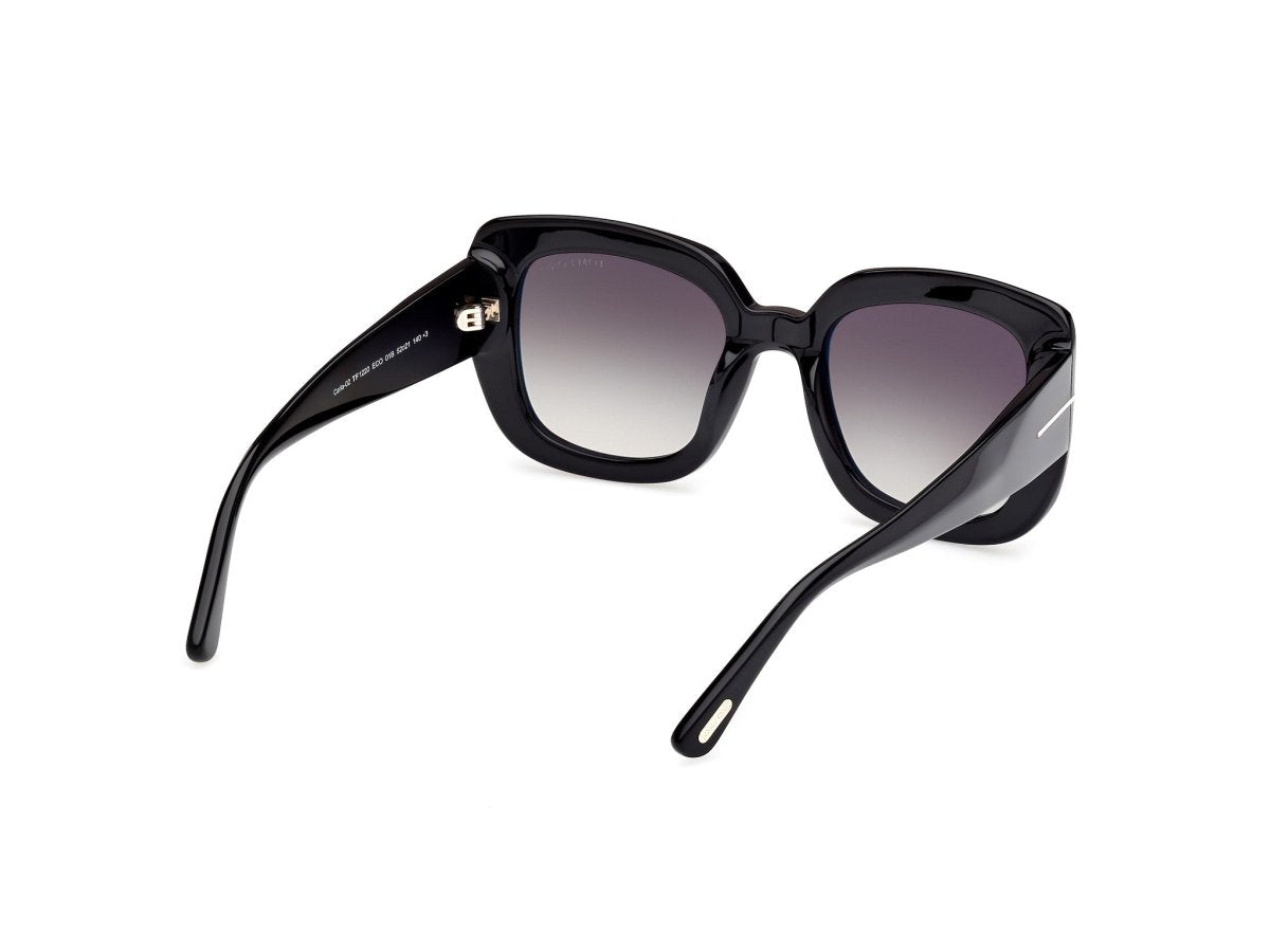 Shiny Black Female Sunglasses Tom Ford 889214558862