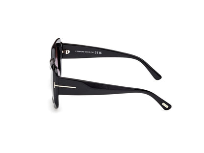 Shiny Black Female Sunglasses Tom Ford 889214558862