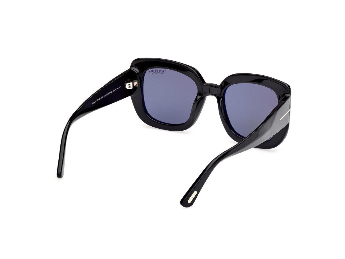 Shiny Black Female Sunglasses Tom Ford 889214558879