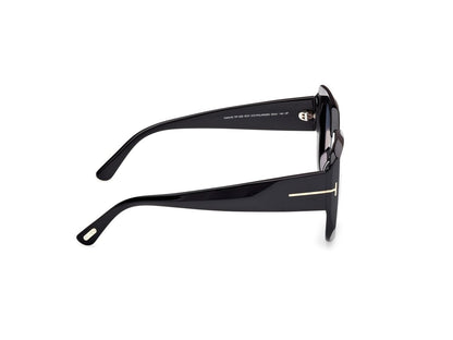 Shiny Black Female Sunglasses Tom Ford 889214558879