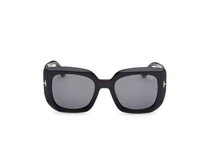 Shiny Black Female Sunglasses Tom Ford 889214558879