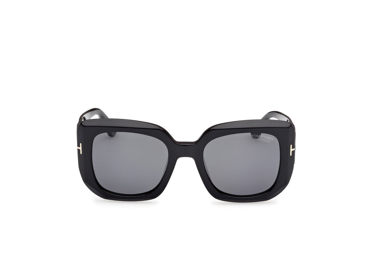 Shiny Black Female Sunglasses Tom Ford 889214558879