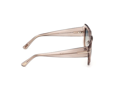 Shiny Light Brown Female Sunglasses Tom Ford 889214685568