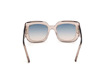 Shiny Light Brown Female Sunglasses Tom Ford 889214685568
