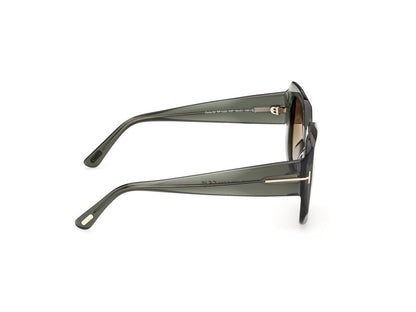 Shiny Light Green Female Sunglasses Tom Ford 889214685575