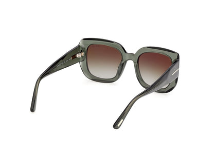 Shiny Light Green Female Sunglasses Tom Ford 889214685575