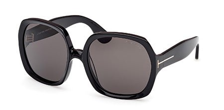 FT1221 - Tom Ford - (Black) - Shiny Black Smoke - 60 MM - Ardor Eyewear 889214558909