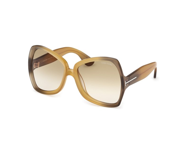 FT1222 - Tom Ford - (Yellow) - Yellow/Gradient Gradient Brown - 60 MM - Ardor Eyewear 889214558947