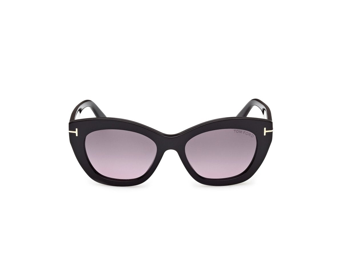 Shiny Black Female Sunglasses Tom Ford 889214609755