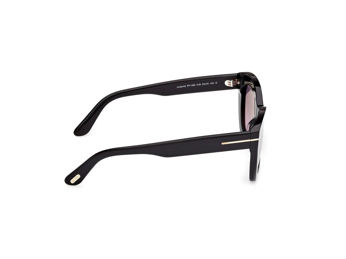 Shiny Black Female Sunglasses Tom Ford 889214609755