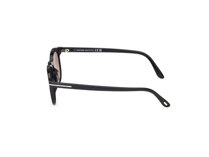 Shiny Black Male Sunglasses Tom Ford 889214625632