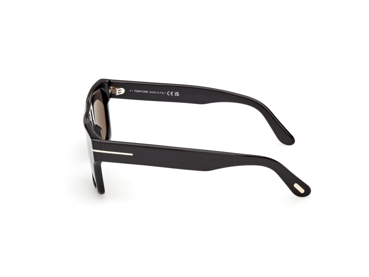 Shiny Black Male Sunglasses Tom Ford 889214636232