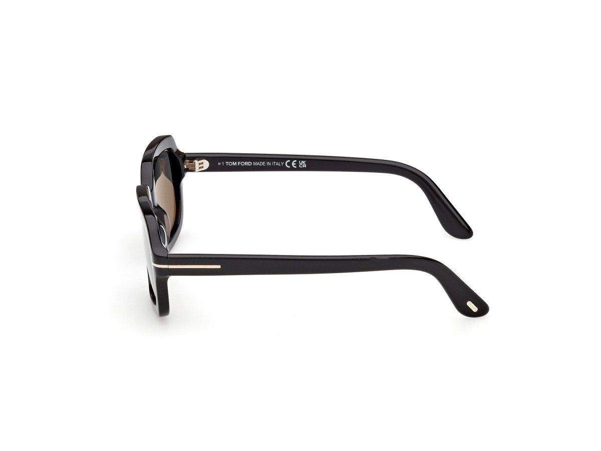 Shiny Black Female Sunglasses Tom Ford 889214636423