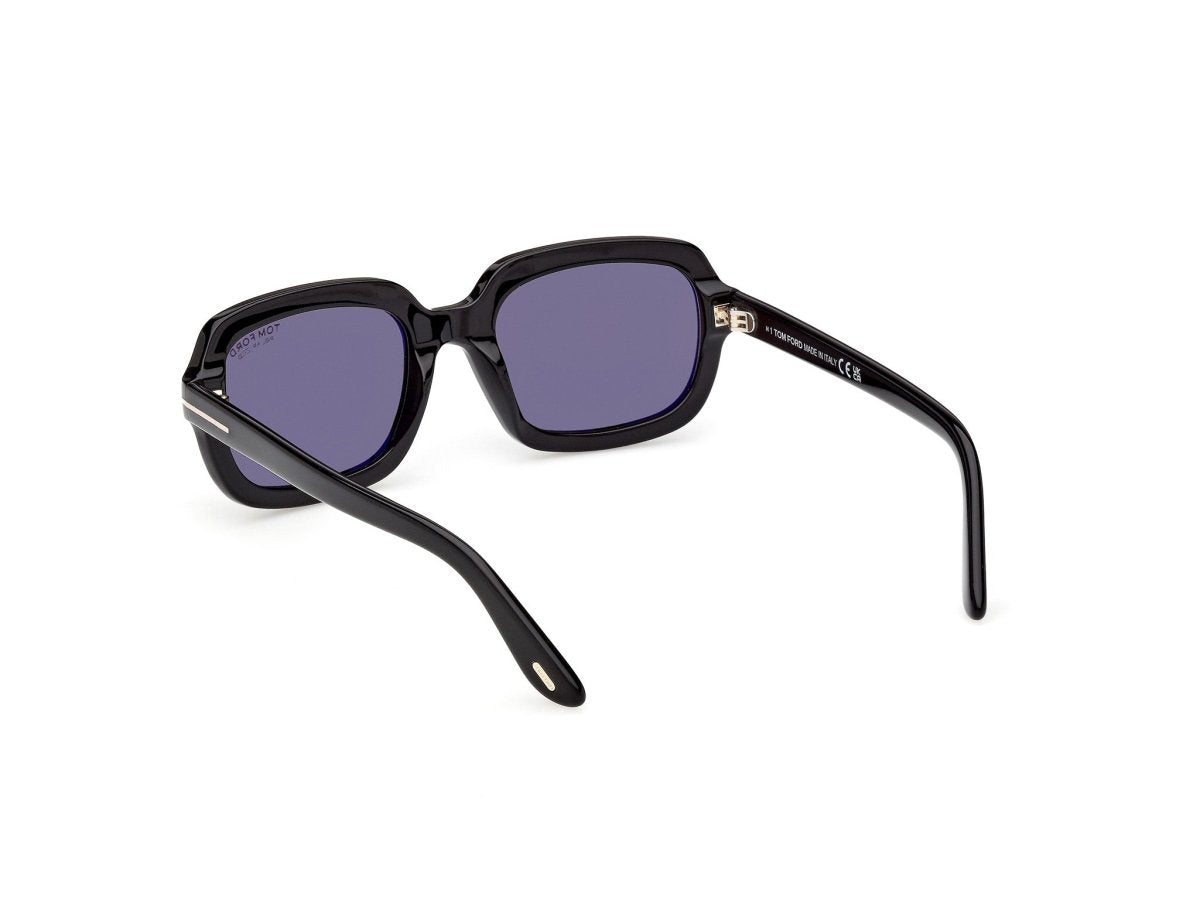 Shiny Black Female Sunglasses Tom Ford 889214636423