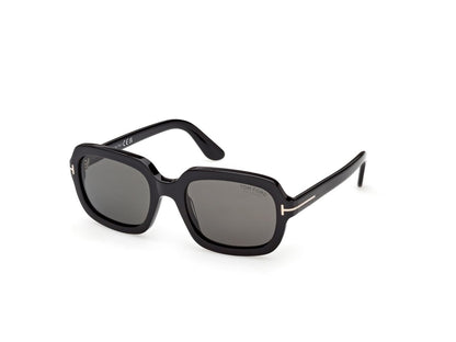Shiny Black Female Sunglasses Tom Ford 889214636423