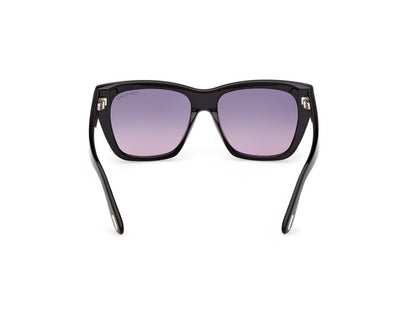 Shiny Black Female Sunglasses Tom Ford 889214636461