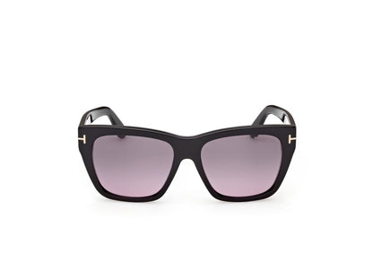 Shiny Black Female Sunglasses Tom Ford 889214636461