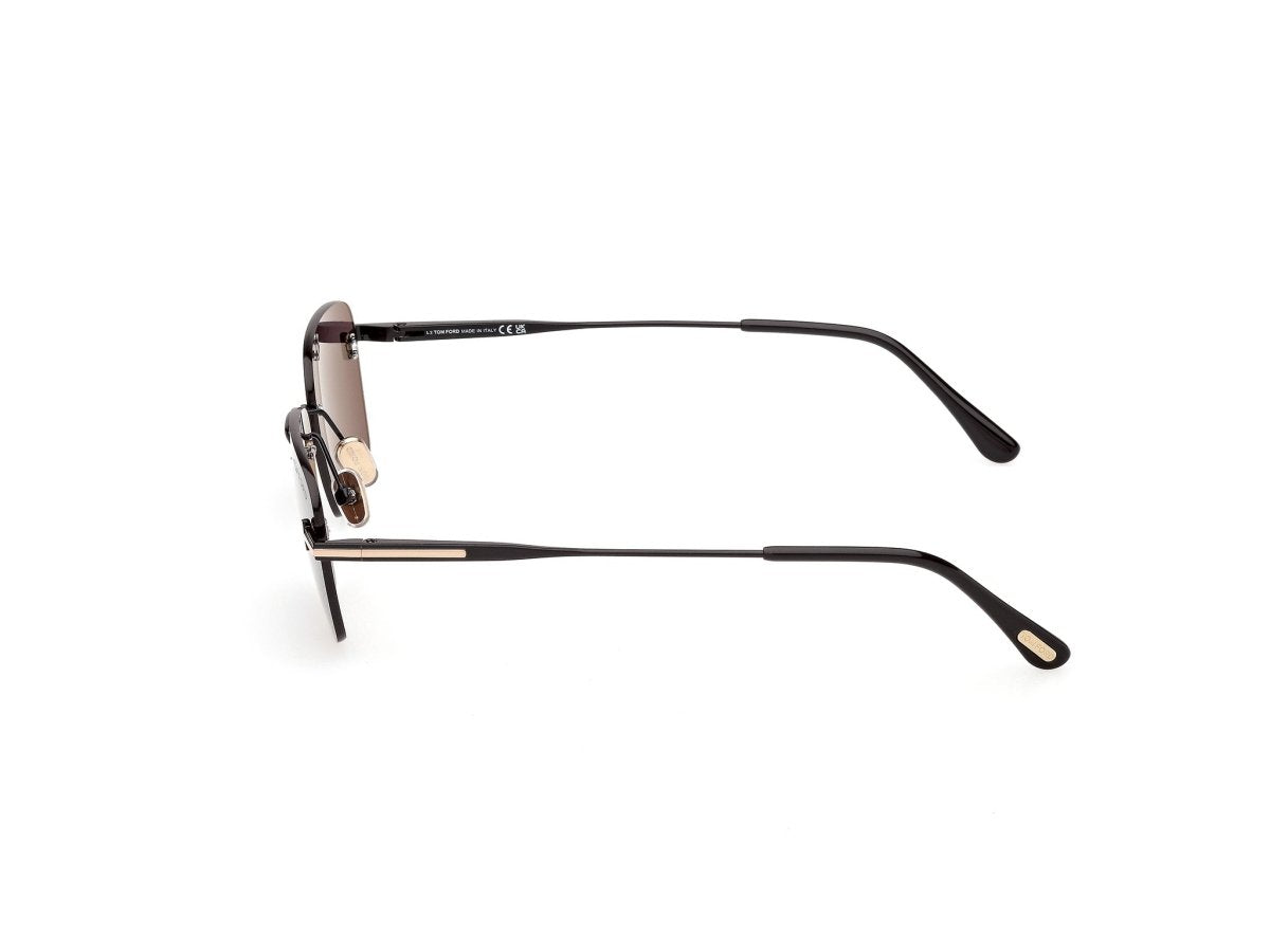 Shiny Black Unisex Sunglasses Tom Ford 889214635167