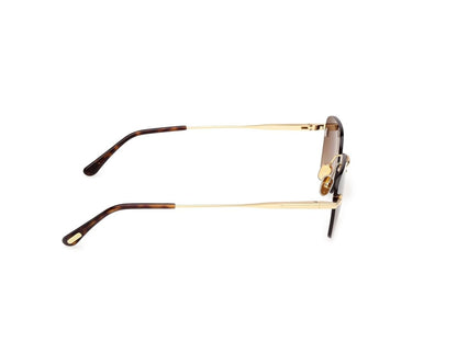 Shiny Deep Gold Unisex Sunglasses Tom Ford 889214635198