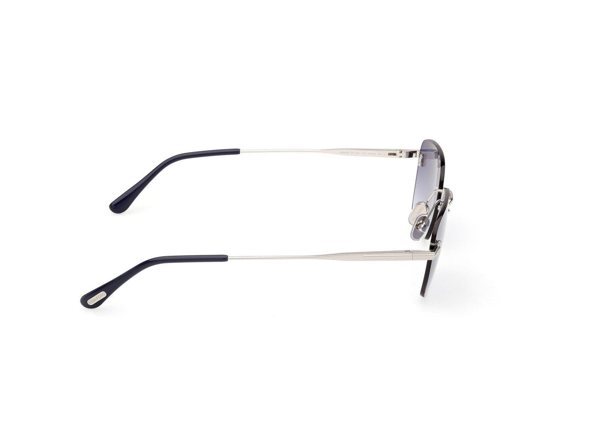 Shiny Palladium Unisex Sunglasses Tom Ford 889214635174
