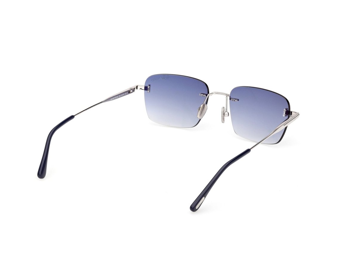 Shiny Palladium Unisex Sunglasses Tom Ford 889214635174