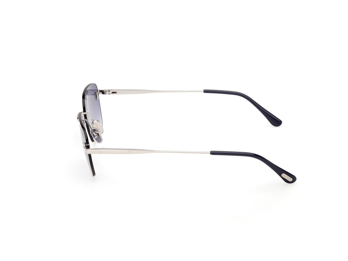 Shiny Palladium Unisex Sunglasses Tom Ford 889214635174