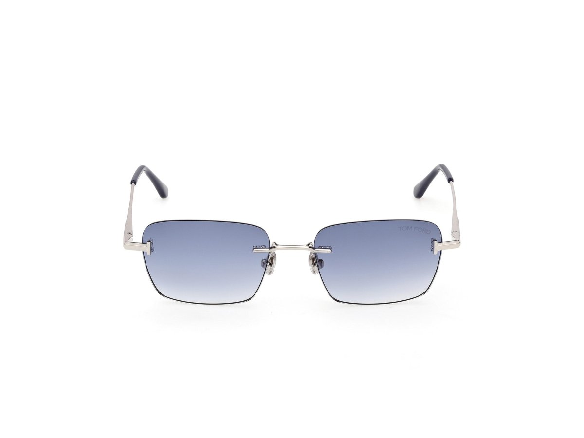 Shiny Palladium Unisex Sunglasses Tom Ford 889214635174