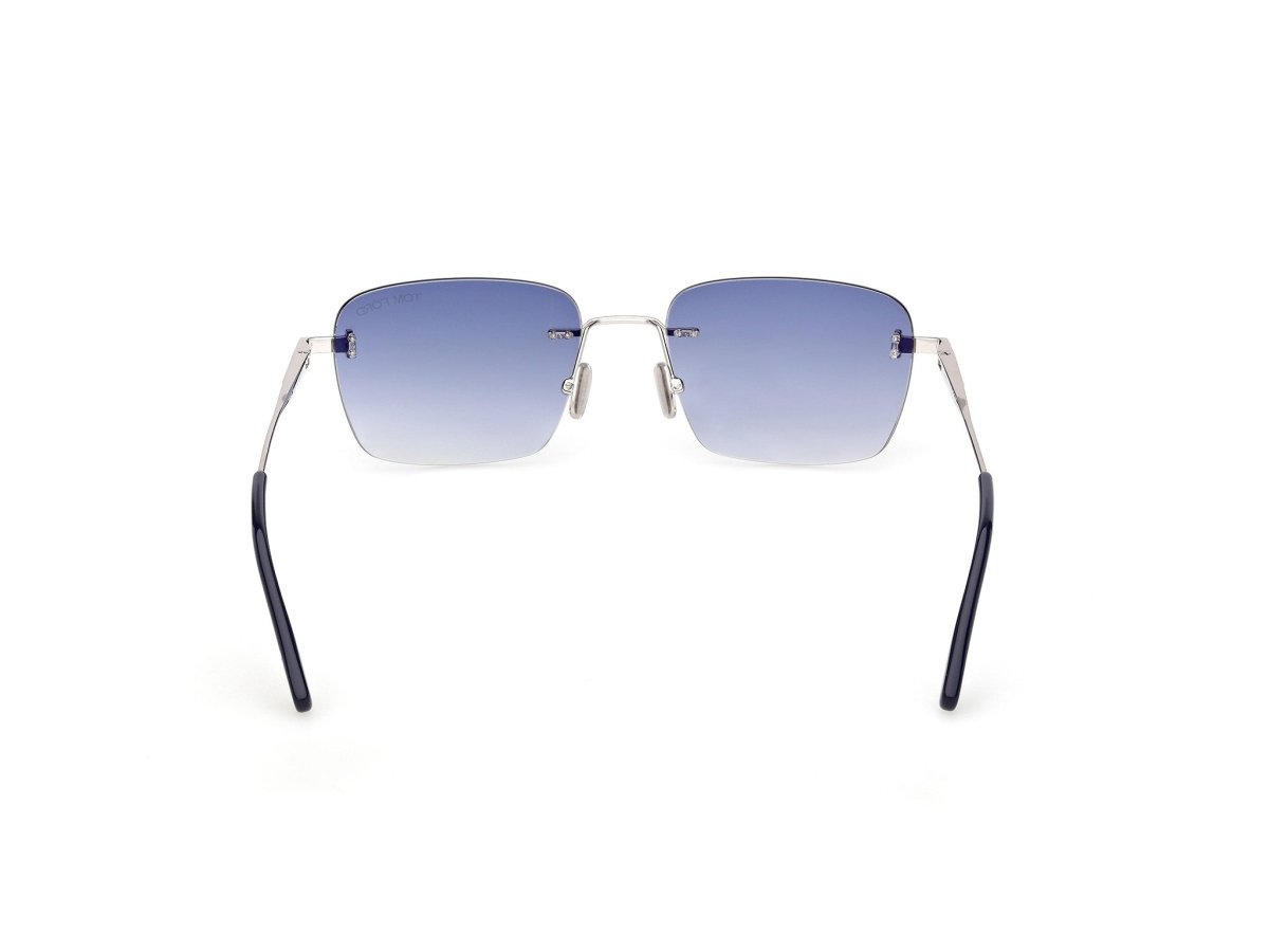 Shiny Palladium Unisex Sunglasses Tom Ford 889214635174