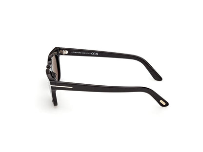 Shiny Black (01A) Unisex Sunglasses Tom Ford 889214642363
