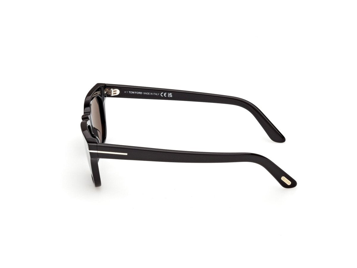Shiny Black (01A) Unisex Sunglasses Tom Ford 889214642363