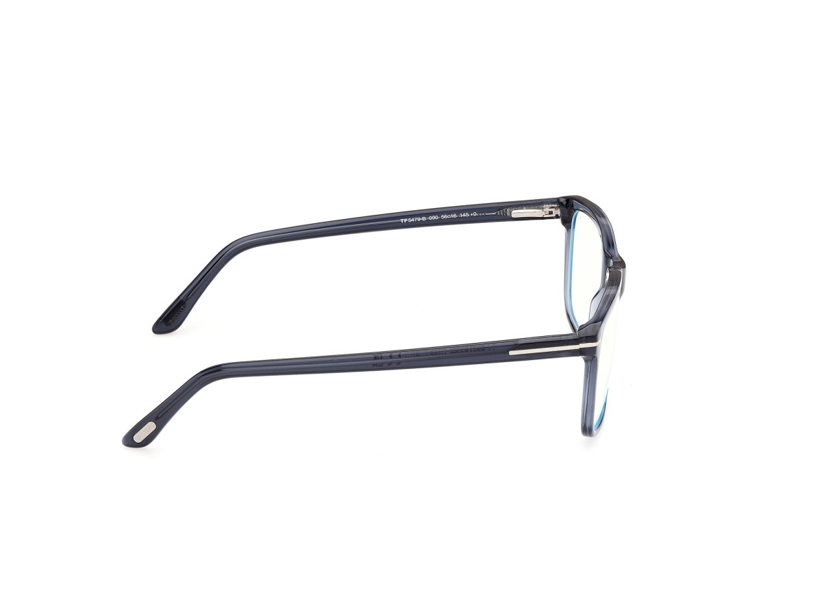 Shiny Blue Male Eyeglasses Tom Ford 889214683755