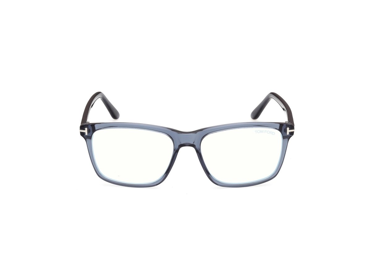 Shiny Blue Male Eyeglasses Tom Ford 889214683755
