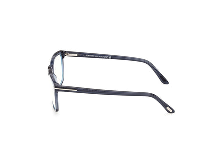Shiny Blue Male Eyeglasses Tom Ford 889214683755