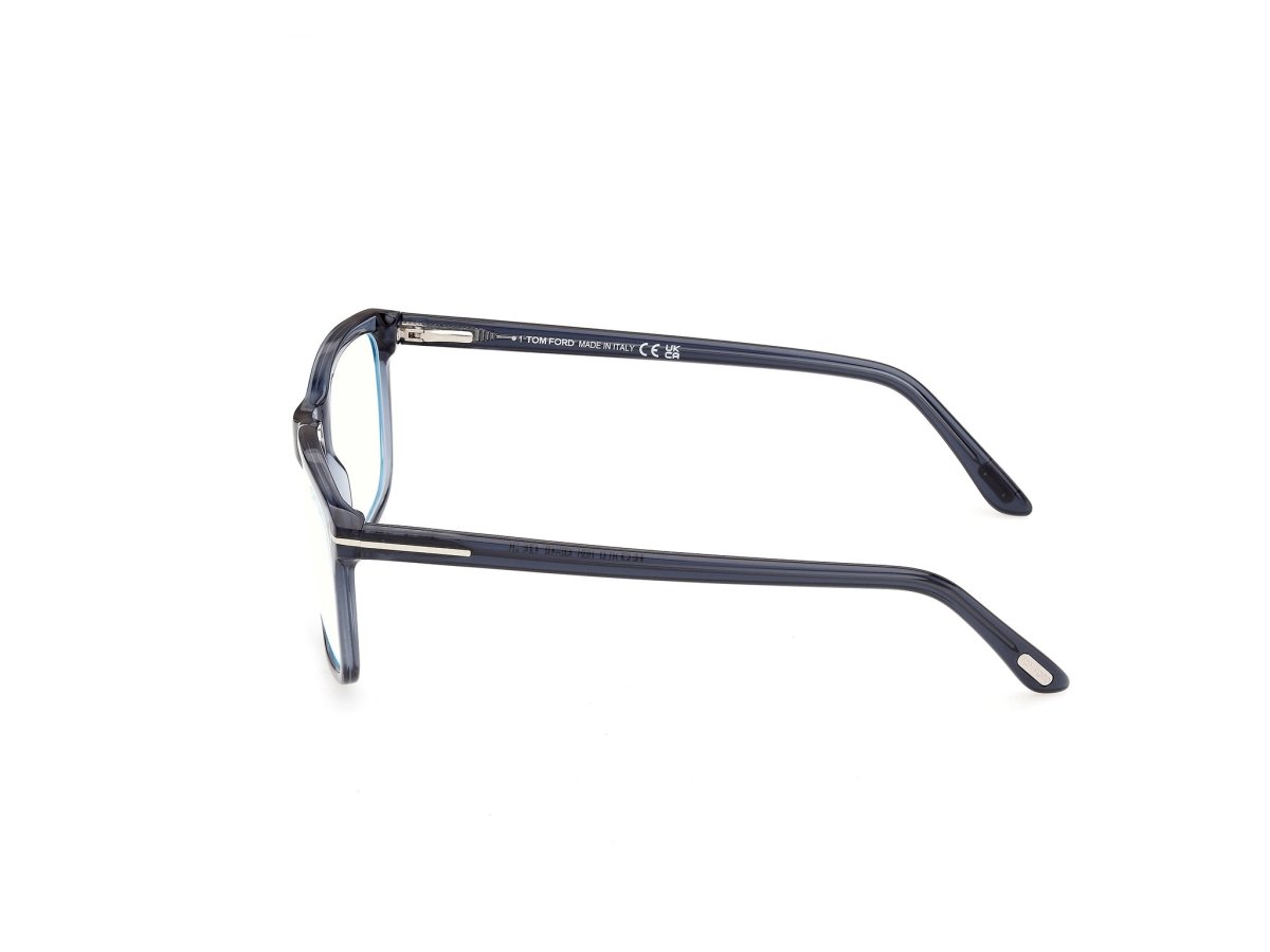 Shiny Blue Male Eyeglasses Tom Ford 889214683779
