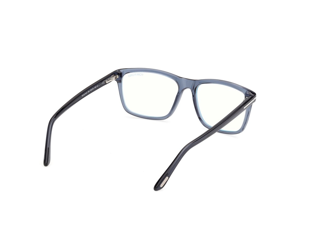 Shiny Blue Male Eyeglasses Tom Ford 889214683779