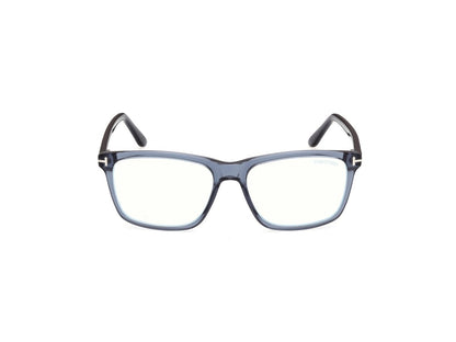 Shiny Blue Male Eyeglasses Tom Ford 889214683779