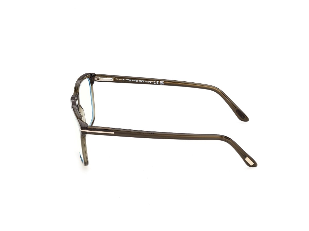 Shiny Dark Green Male Eyeglasses Tom Ford 889214683786